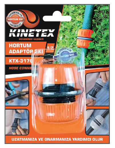 KINETEX 5-K HORTUM ADAPTÖR EKİ 1/2 KTX-3176