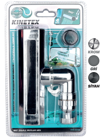 KINETEX 5-K MUSLUK UCU 360 DÖNER ŞELALE KTX-3288