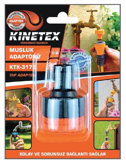 KINETEX 5-K MUSLUK VE HORTUM ADAPTÖRÜ KTX-3177