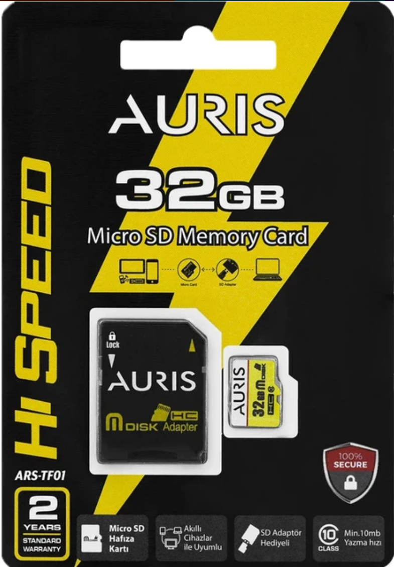 AURİS MİCRO SD MEMORY CARD 32GB