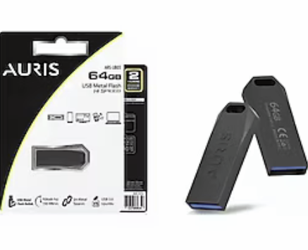 AURIS USB METAL FLASH BELLEK 64GB ARS-UB03