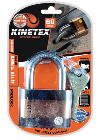 KINETEX C-6 ASMA KİLİT SİLVER KISA 38 CM KTX-3200