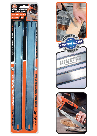 KINETEX C-6 DEMİR TESTERE AĞZI 2 PCS KTX-3193