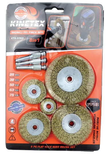KINETEX C-6TEL FIRÇA SETİ KTX-3363