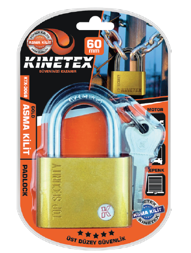 KINETEX C-7 GOLD ASMA KİLİT 60 MM KTX-3068