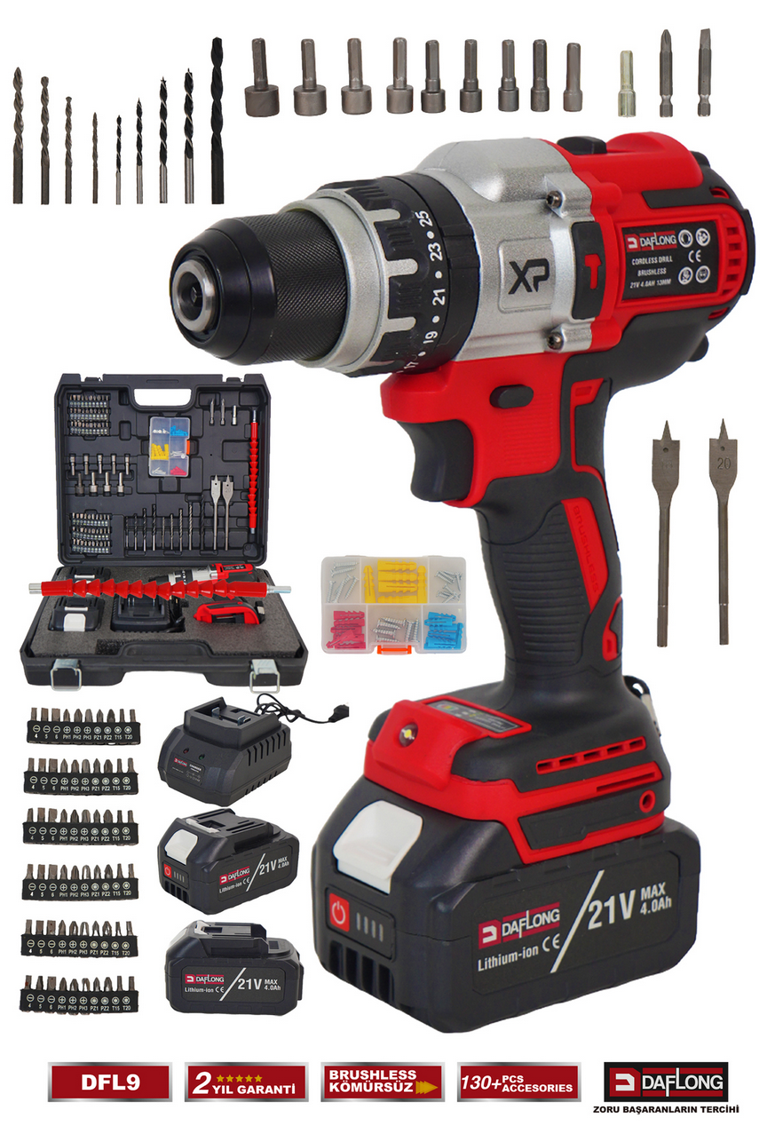 DAFLONG STK-604 13MM KÖMÜRSÜZ MATKAP
