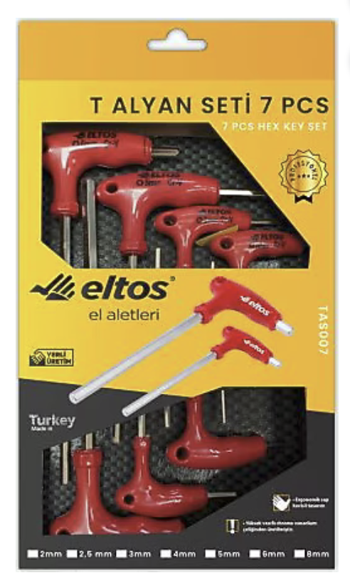 ELTOS T ALYAN SETİ 7 PCS TAS007