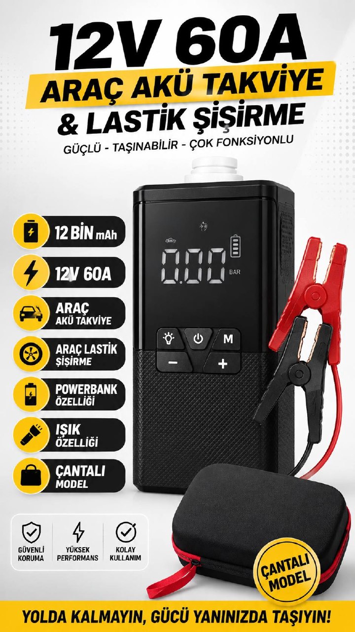 FUBAR J30 MULTİFUNCTİONAL JUMP STARTER