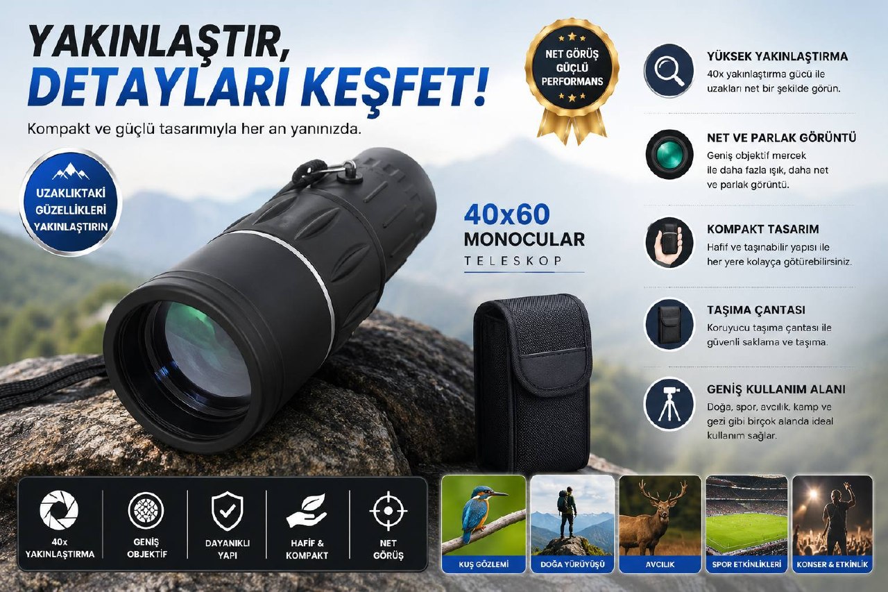 GOLDKAMA MONOCULAR DÜRBÜN KL1040