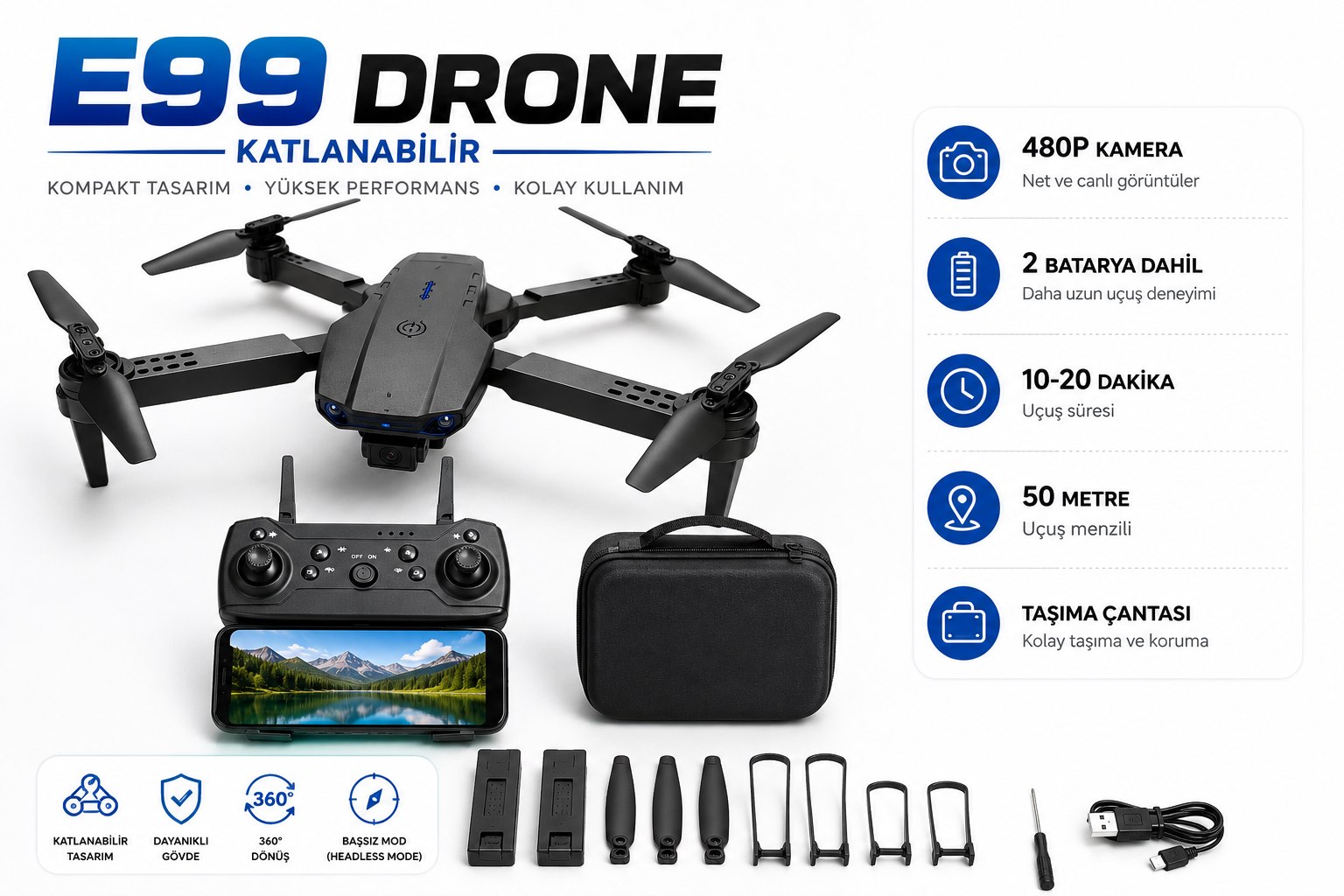 HARVOX E99 PRO DRONE