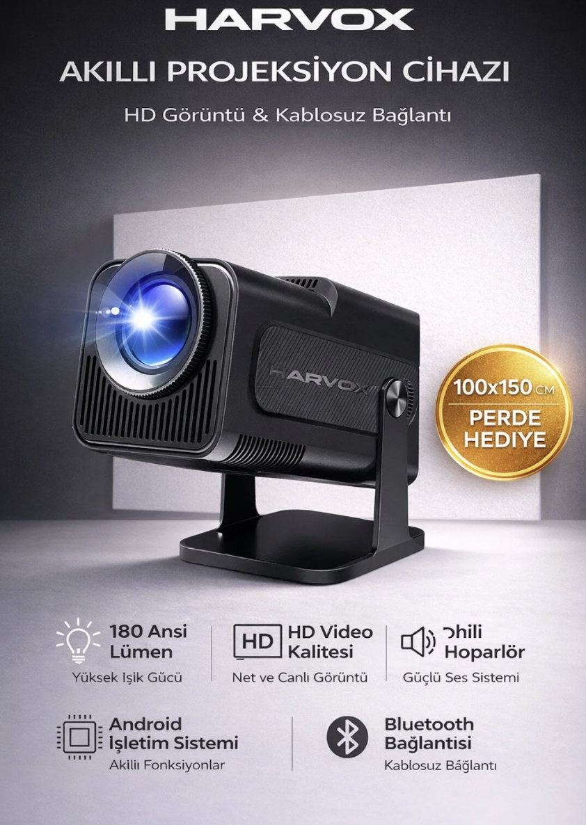 HARVOX HY320 MİNİ PROJEKSİYON