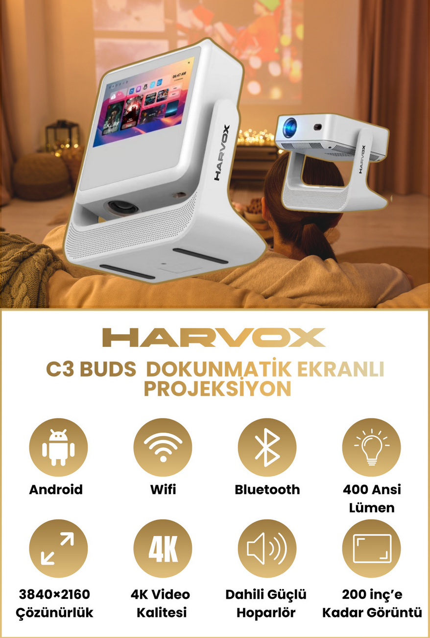 HARVOX TABLETLİ ROJEKSİYON C3 BUDS