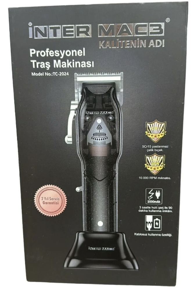 İNTER MAC3 PROFESYONEL TRAŞ MAKİNASI TC-2024