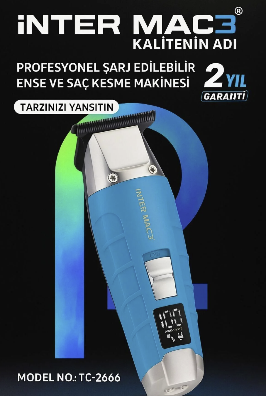 İNTER MAC3 PROFESYONEL TRAŞ MAKİNASI TC-2666