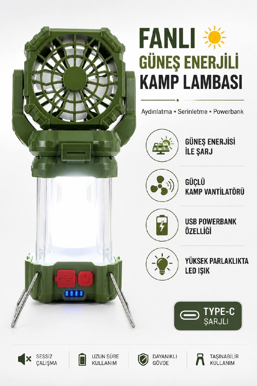 K LIGHT KL-1979 FANLI KAMP LAMBASI