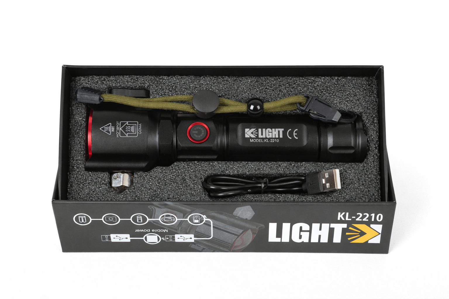 K LIGHT KL-2210 PROFESYONEL ÇOK AMAÇLI ACİL DURUM FENERİ