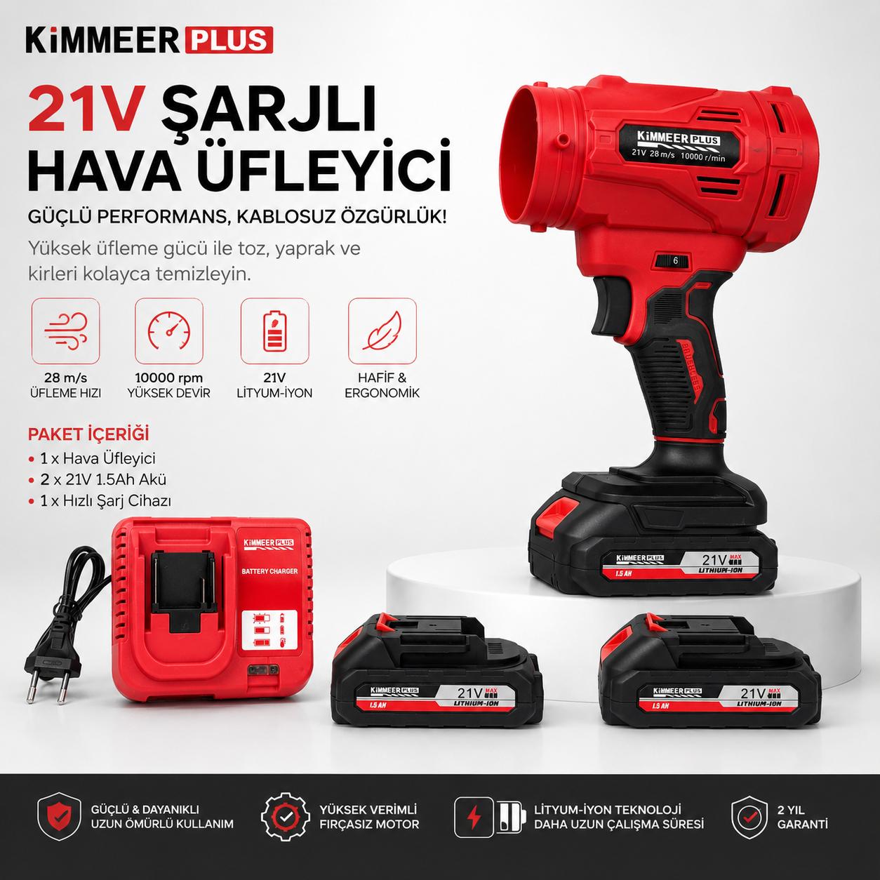 KİMMEER PLUS KM0043K HAVA ÜFLEME