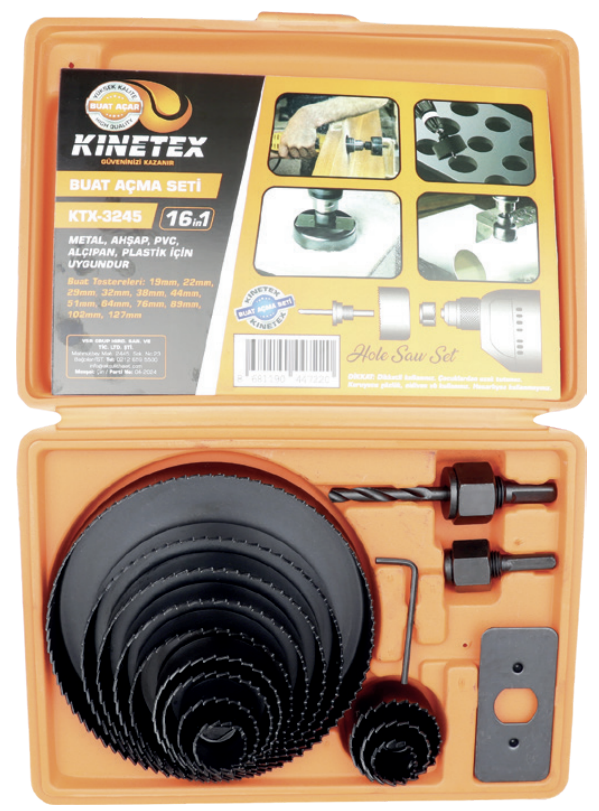 KINETEX A-2 BUAT AÇMA SETİ 16 PCS KTX-3245