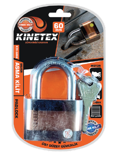 KINETEX C-6 ASMA KİLİT SİLVER KISA 50 CM KTX-3201