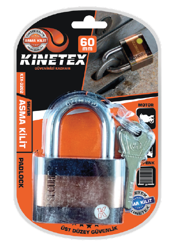 KINETEX C-6 ASMA KİLİT SİLVER KISA 60 CM KTX-3202
