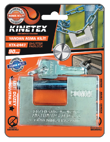 KINETEX C-7 YANDAN ASMA KİLİT 90 MM KTX-2447