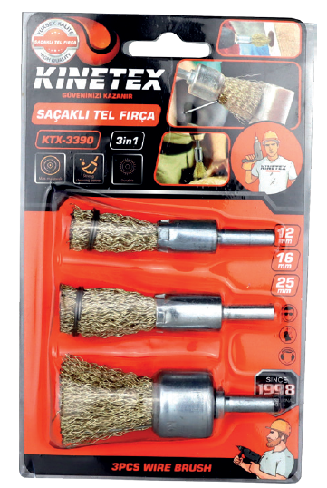 KINETEX KALEM FIRÇA SETİ 3PCS KTX-3390