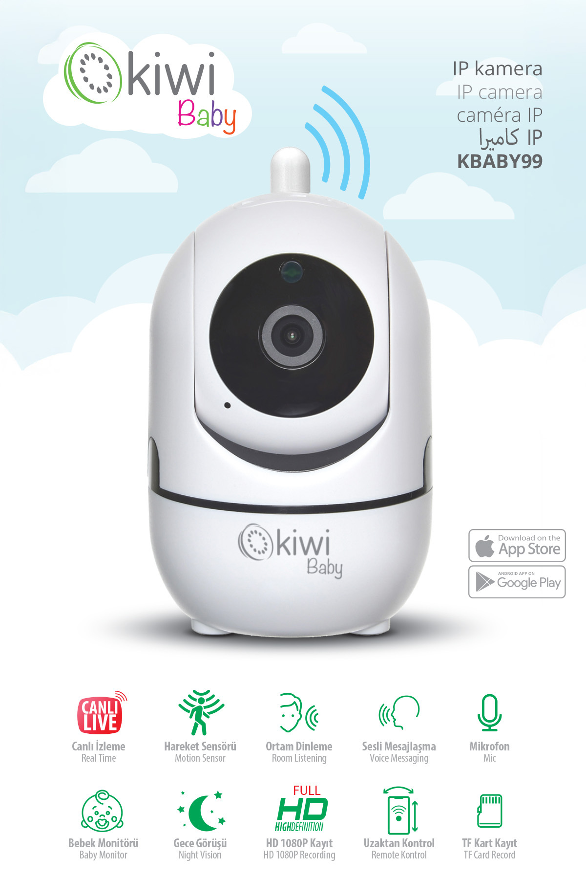 KİWİ KBABY-99 IP KAMERA