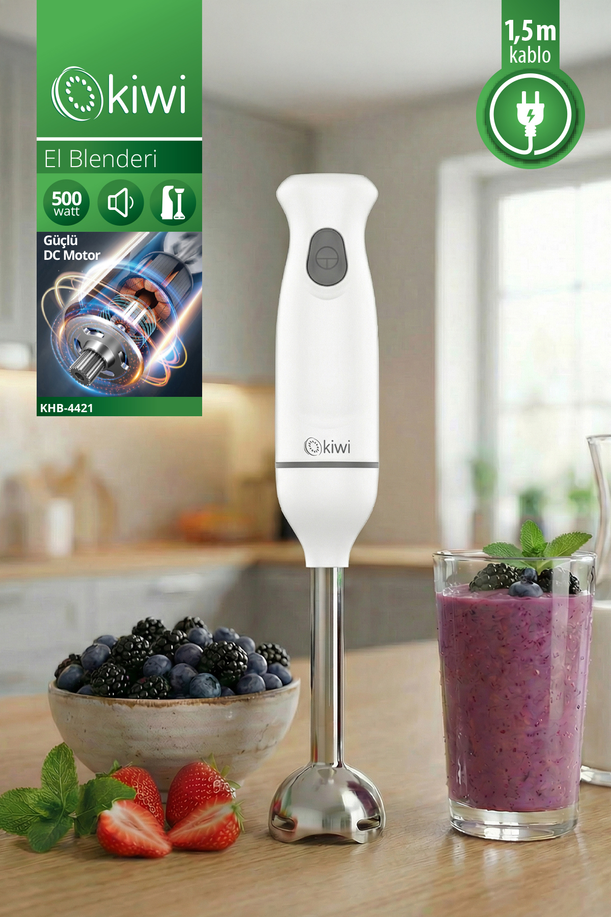 KİWİ KHB-4421 EL BLENDER