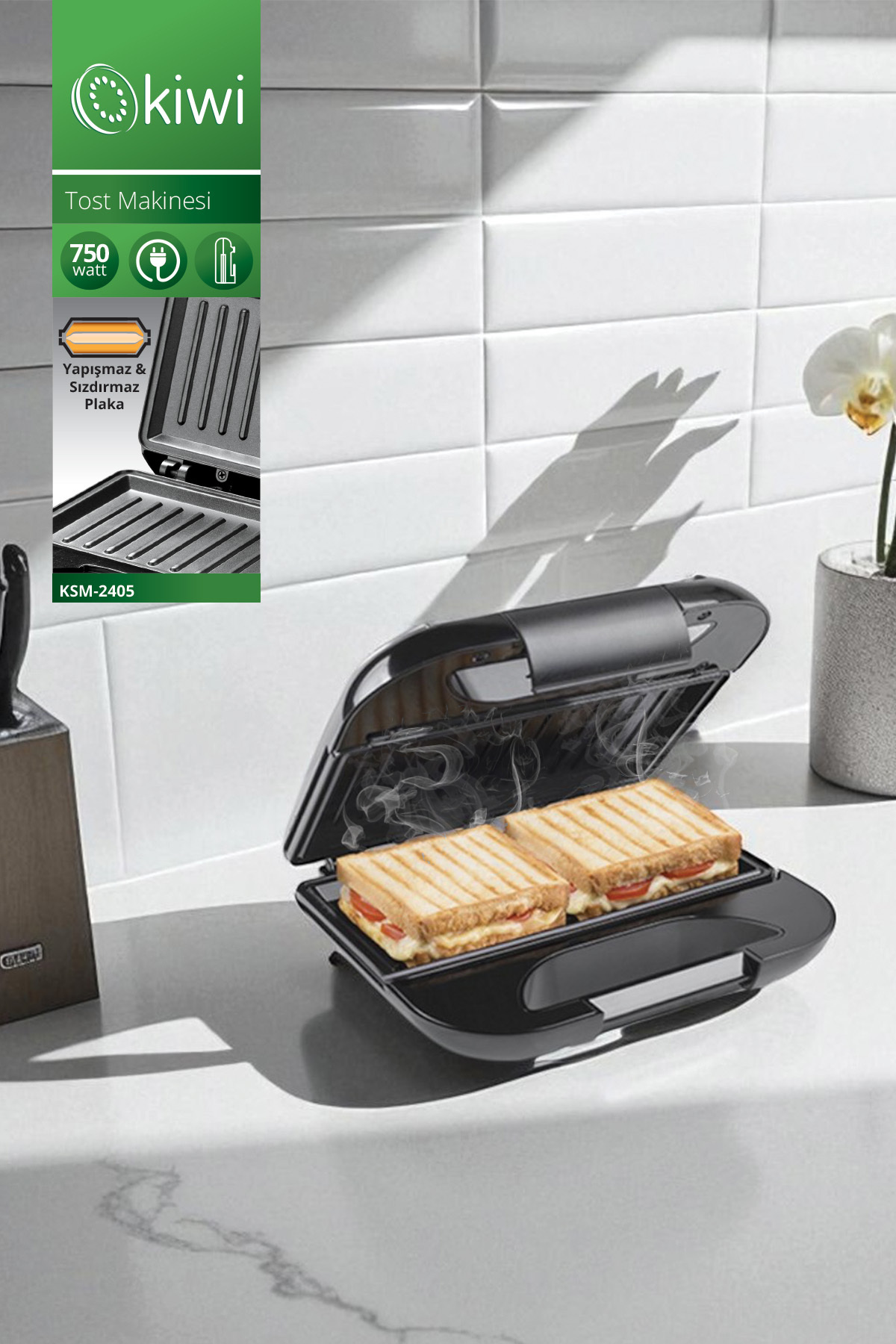 KİWİ KSM-2405T TOST MAKİNASI