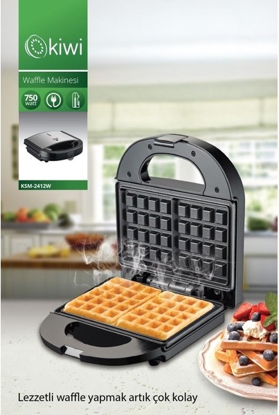 KİWİ KSM-2412W WAFFLE MAKİNASI
