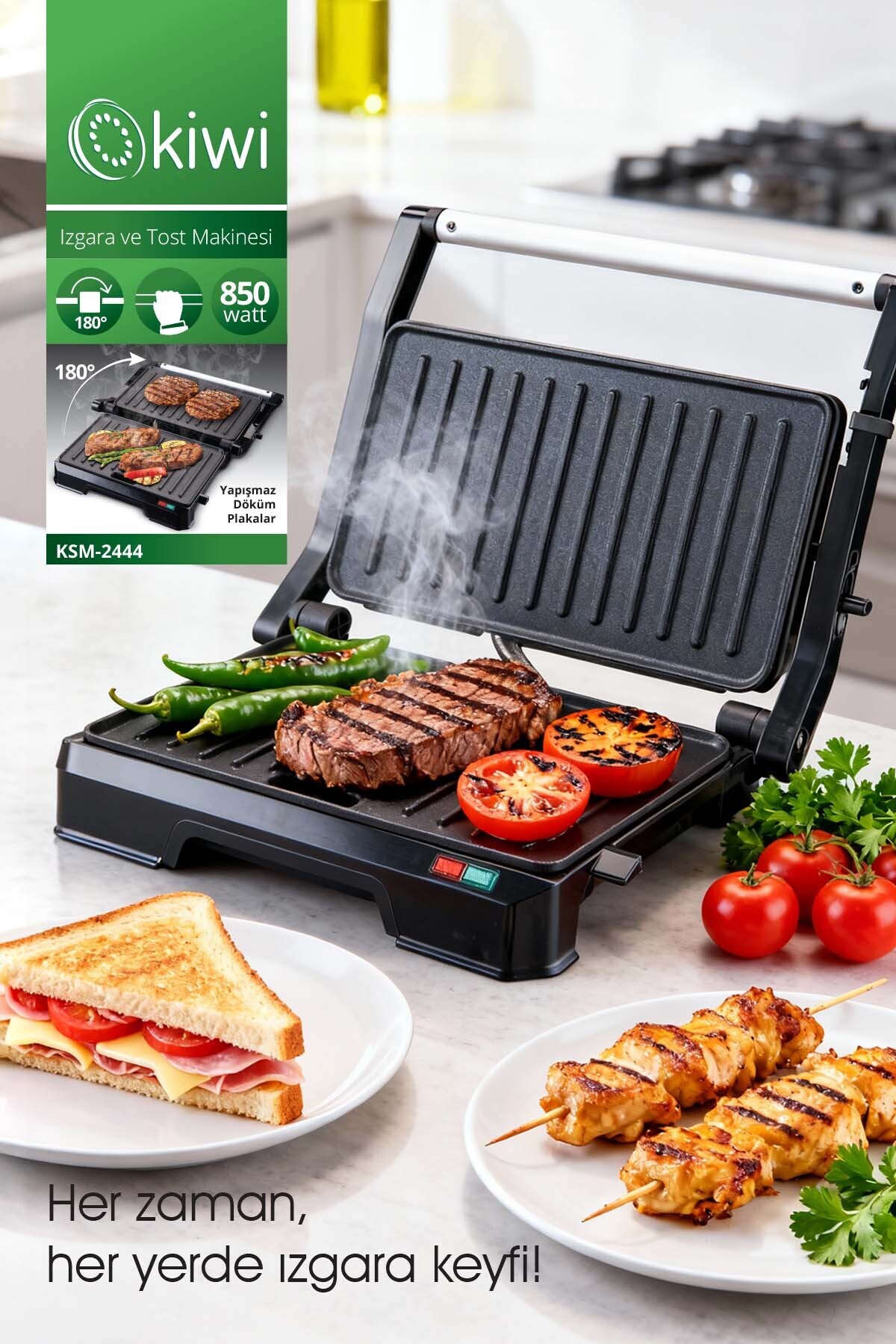 KİWİ KSM-2444 TOST MAKİNESİ