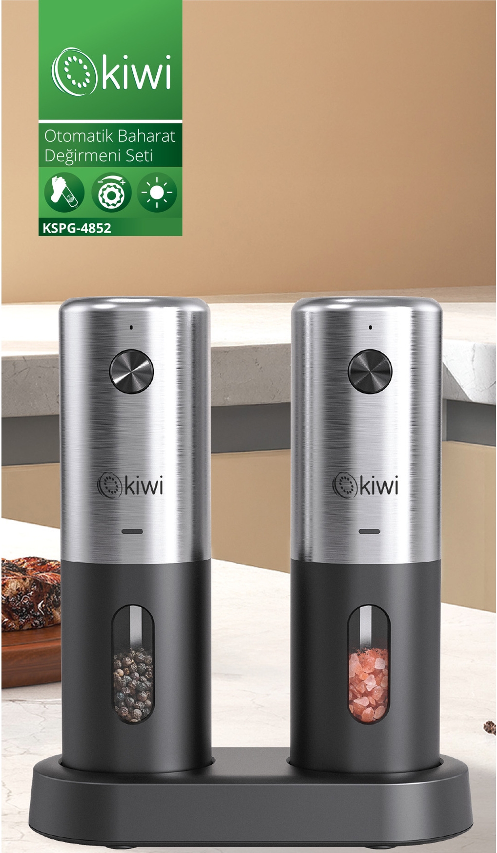 KİWİ KSPG-4852 KAHVE VE BAHARAT ÖĞÜTÜCÜ