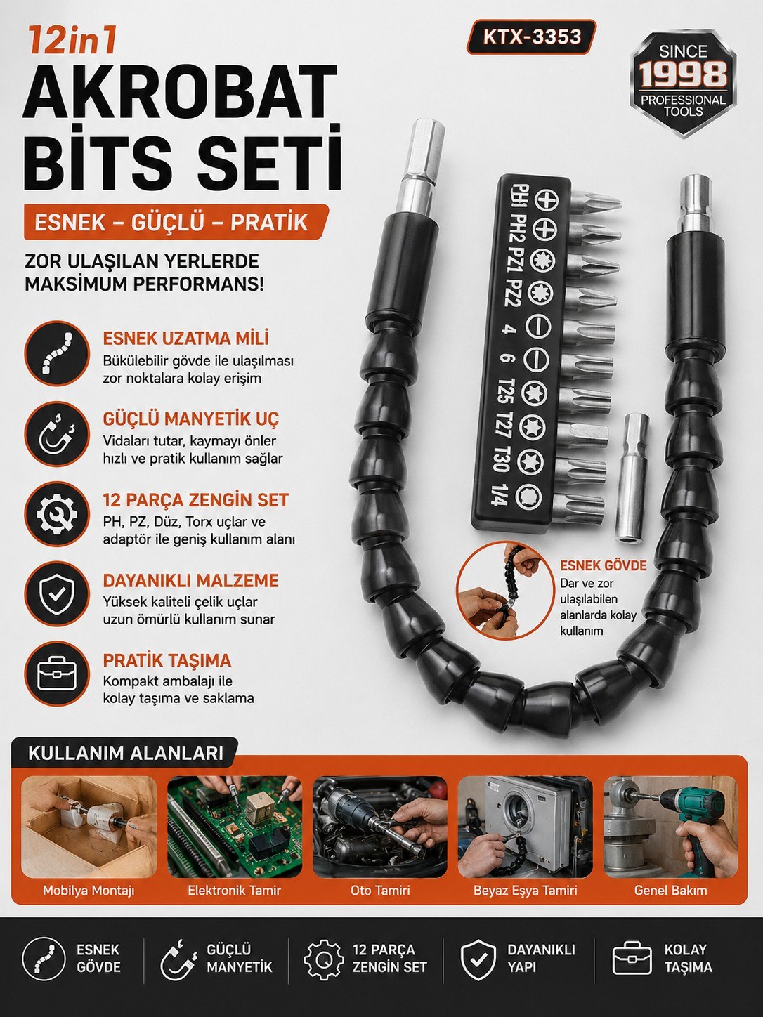 KNITEX AKROBAT BITS SETİ KTX-3353
