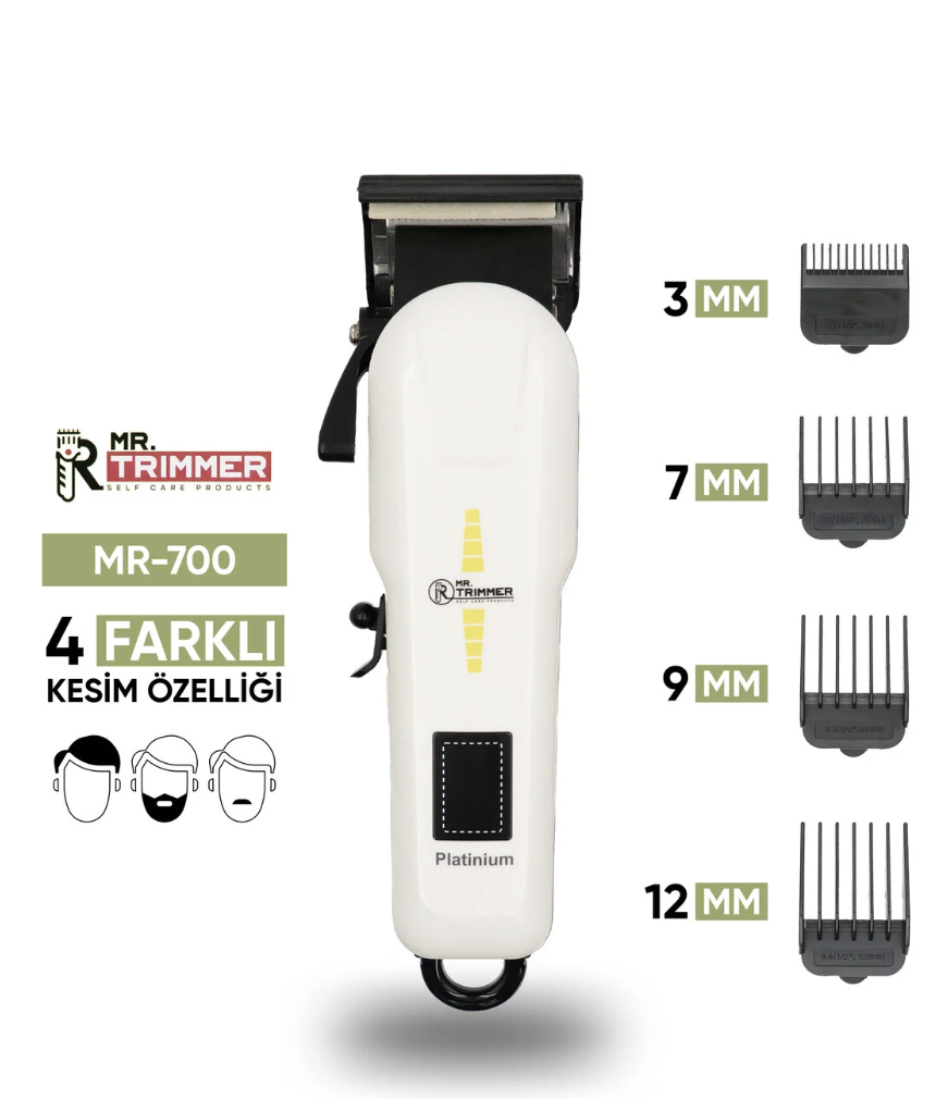 MR.TRIMMER ŞAÇ&SAKAL TIRAŞ MAKİNESİ MR-700