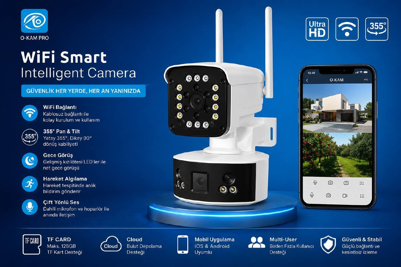 O-KAM-3032 WİFİ SMART CAMERA