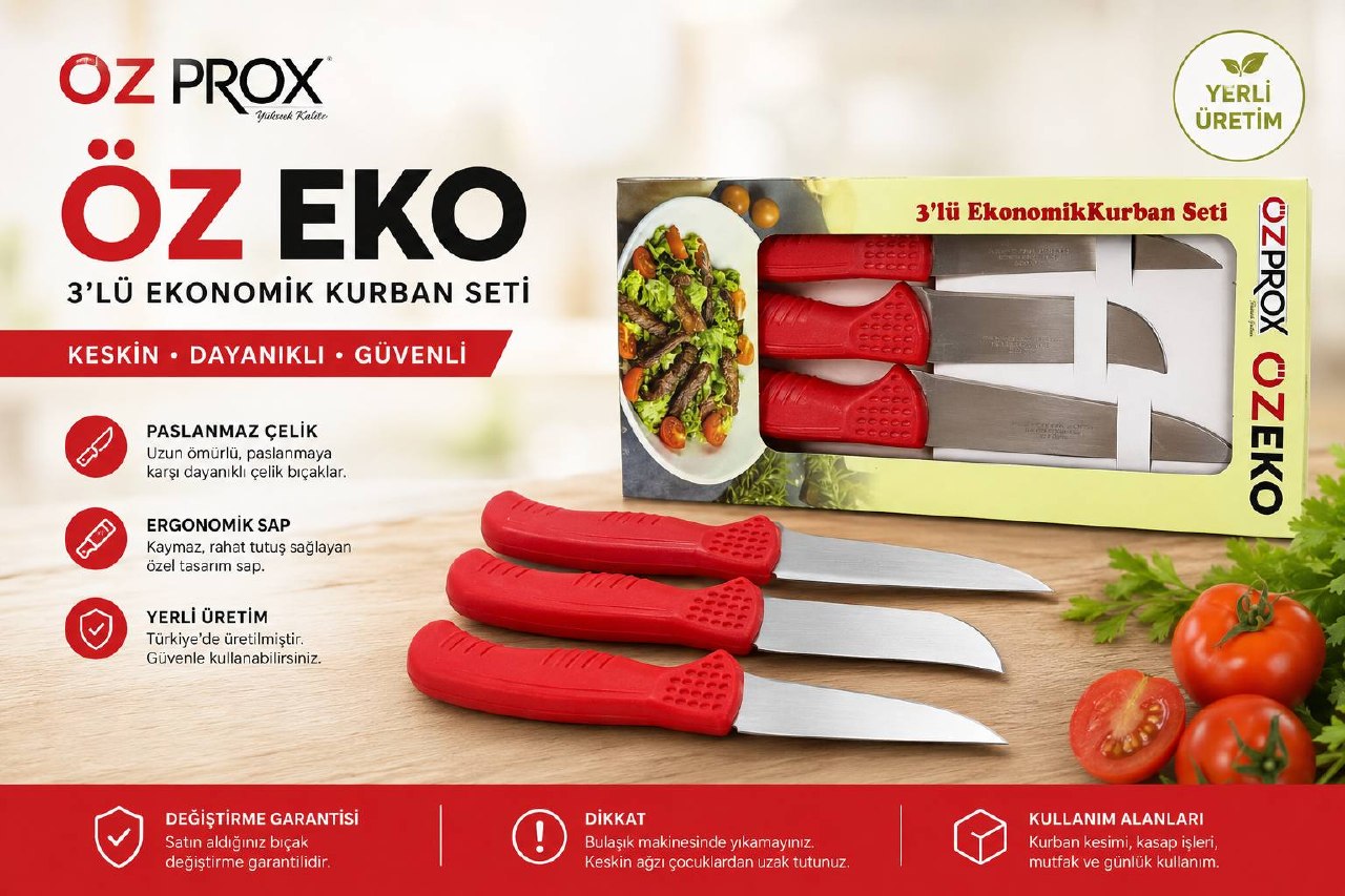 ÖZPROX ÖZEKO 3LÜ EKONOMİK KURBAN SETİ