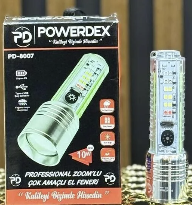 POWERDEX PD-8007 ÇOK AMAÇLI EL FENERİ