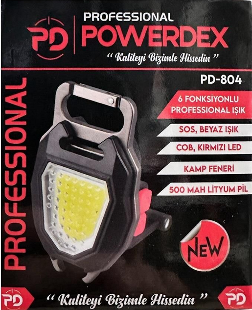 POWERDEX PD-804 6 FONKSİYONLU PROFESYONEL IŞIK
