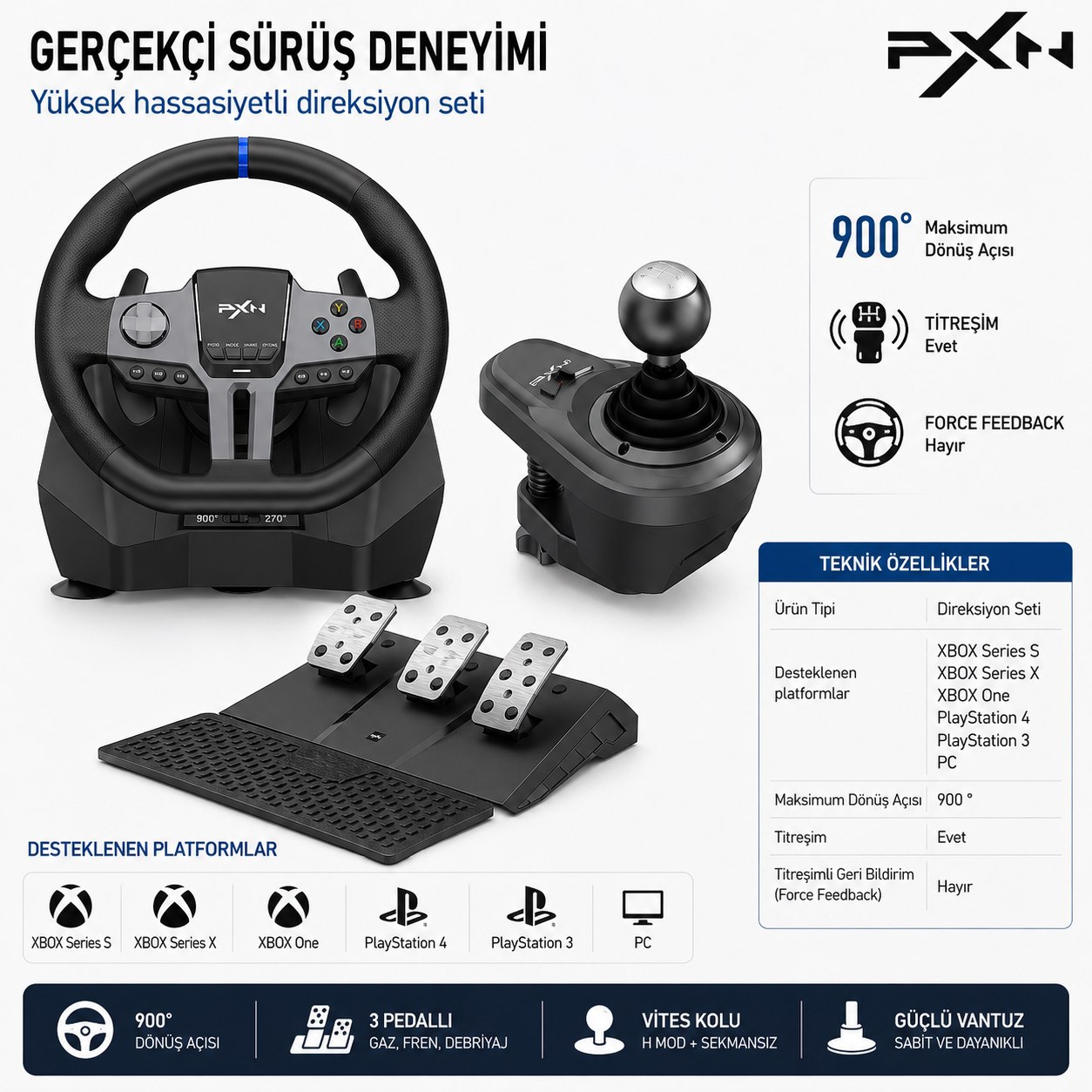 PXN V9 GEN2 DİREKSİYON SETİ