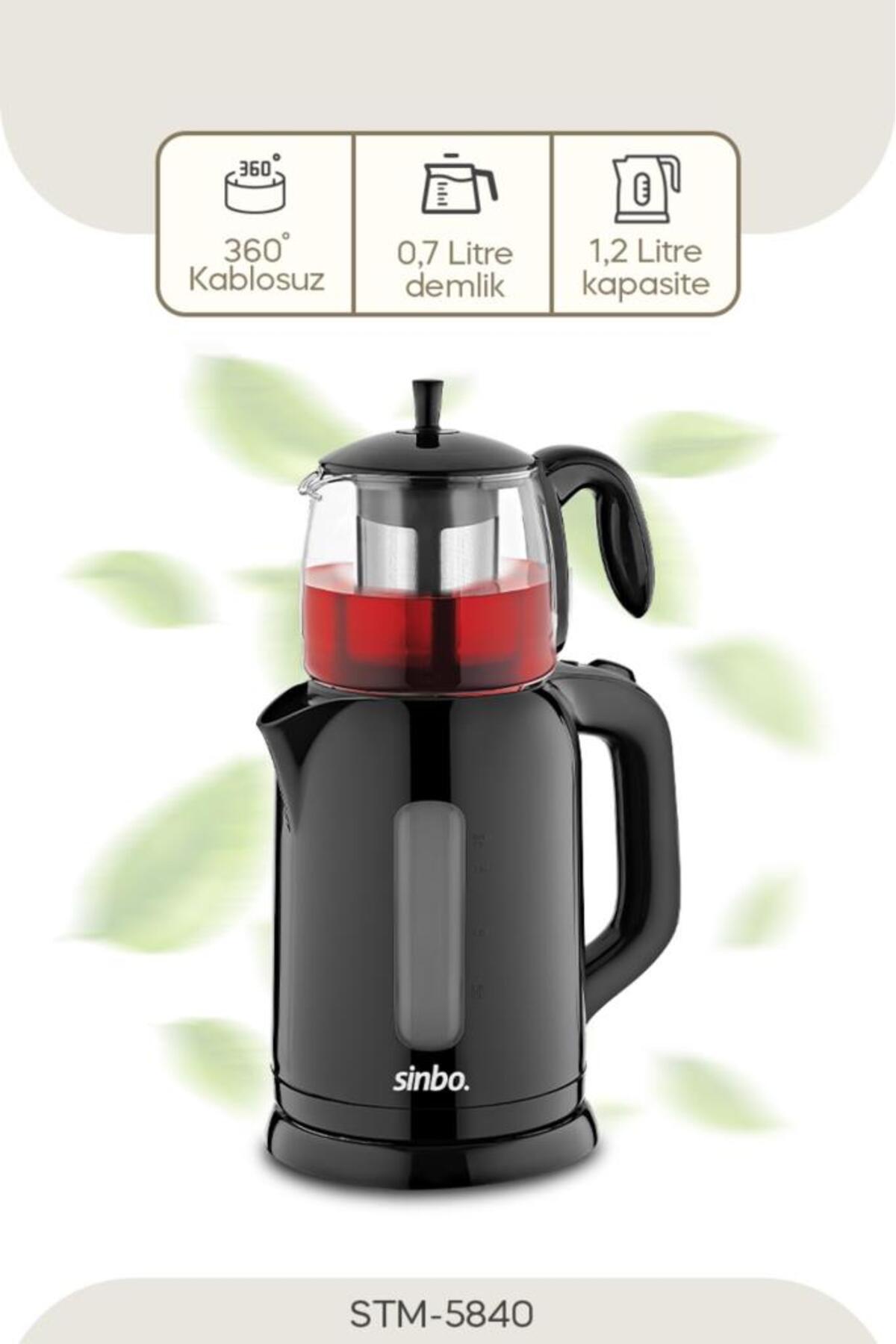 SİNBO ELEKTİRİKLİ ÇAY MAKİNESİ 2İN1 STM-5840