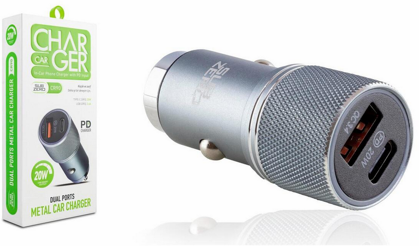 SUBZERO CAR CHARGER CR90 20W