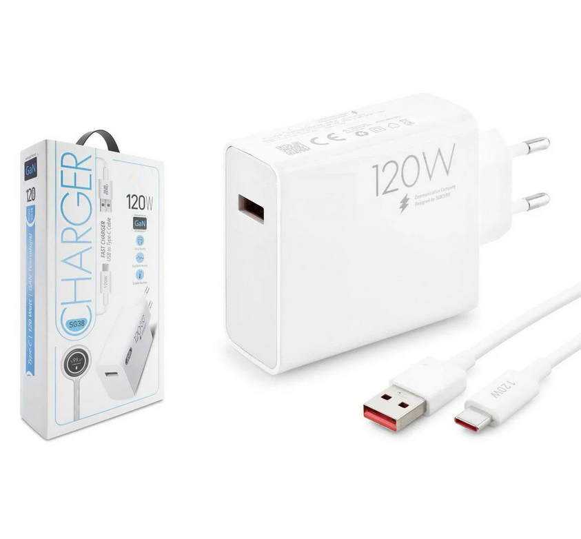 SUBZERO CHARGER USB TO TYPE-C CABLE 120W SG38