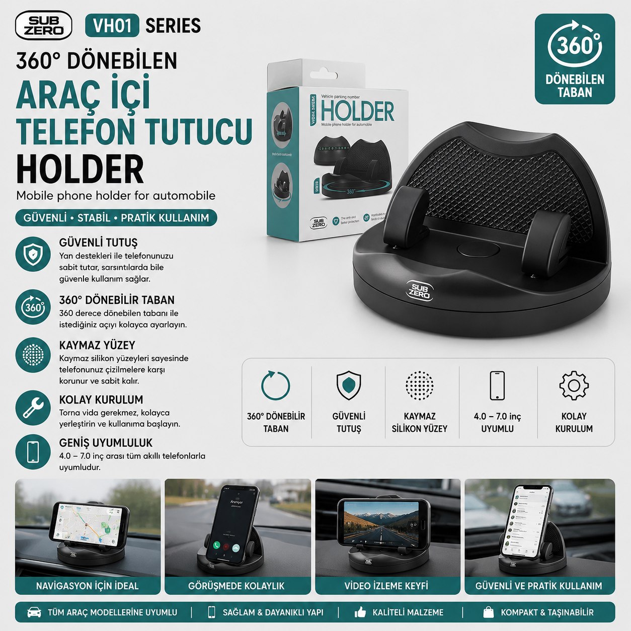 SUBZERO HR18 TELEFON TUTUCU