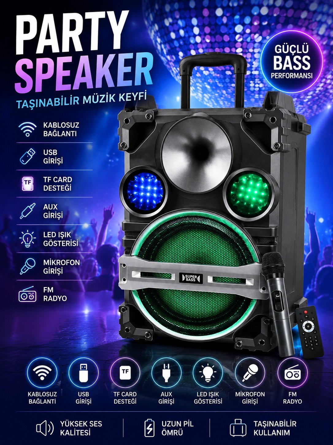 SUPER BASS LT-122 BLIC