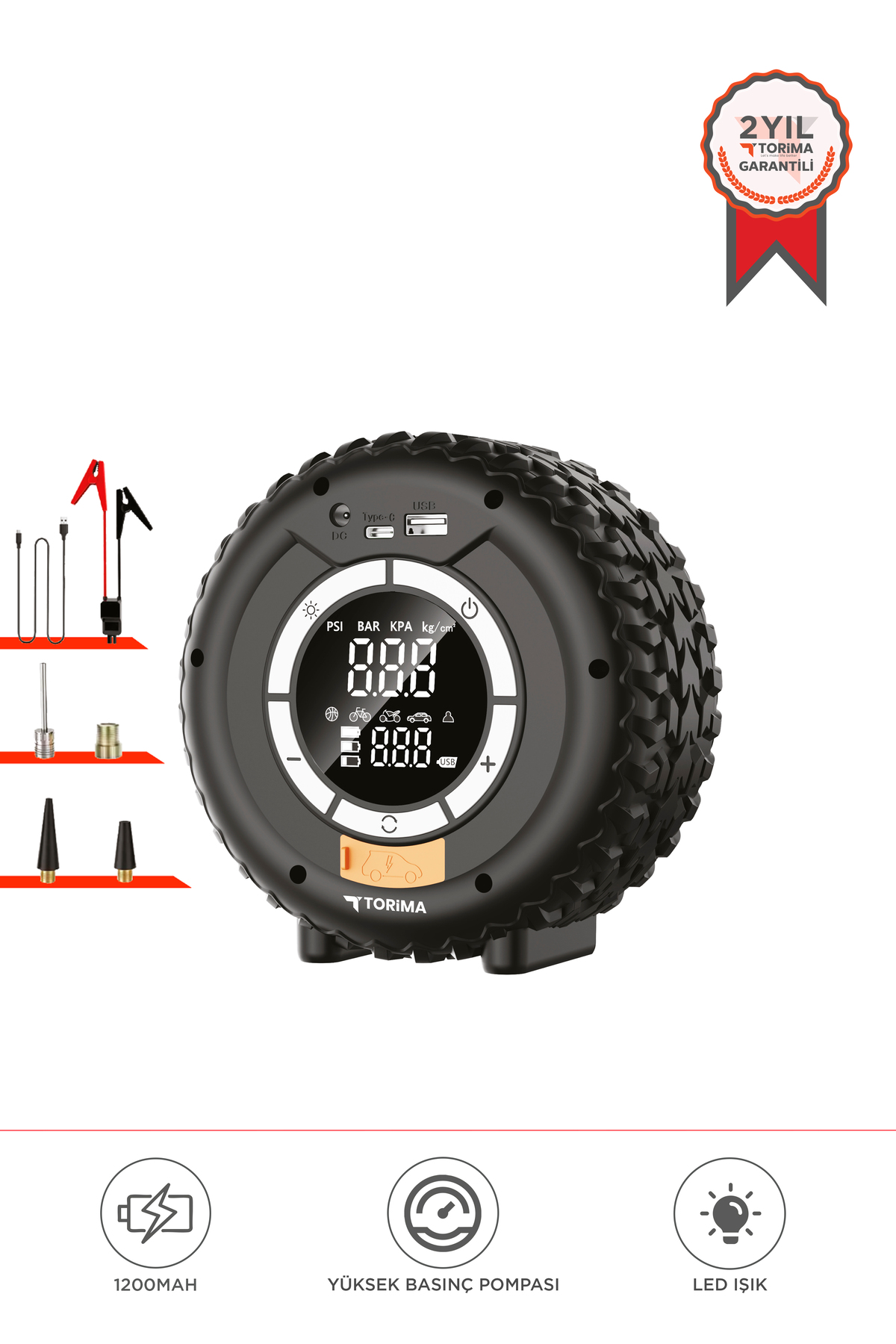 TORİMA APS-03 ARABA AKÜ TAKVİYE VE HAVA BASINCI