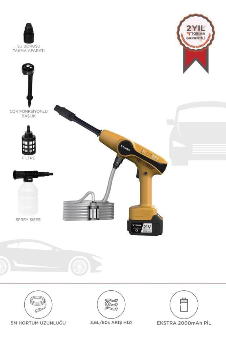 TORİMA BASINÇLI ARAÇ YIKAMA D-015