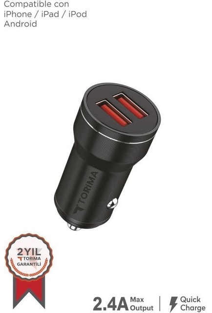 TORIMA C01 CAR CHARGER BLACK