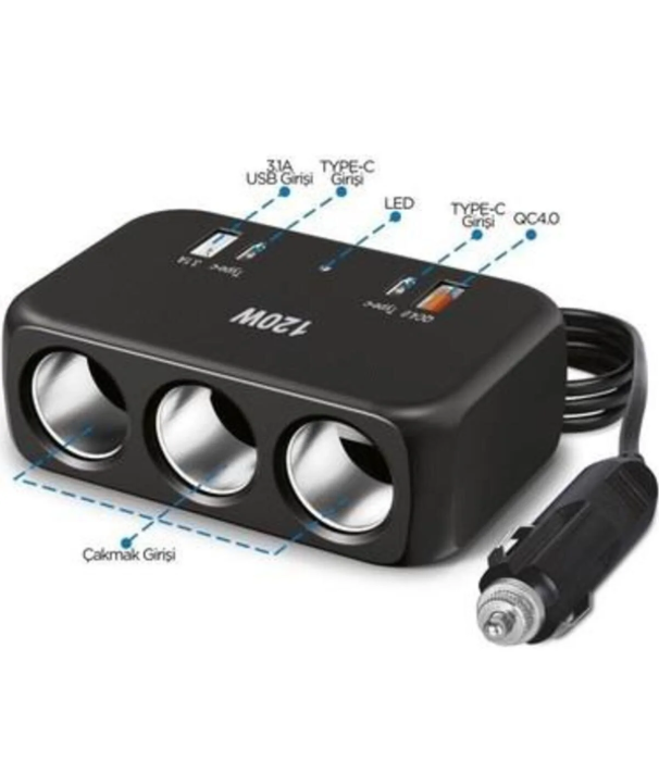 TORIMA G18 BLACK CAR CHARGER