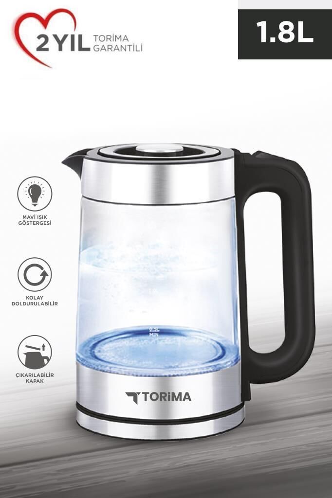 TORİMA GLASS KETTLE 1.8 L TY-083-18X29A