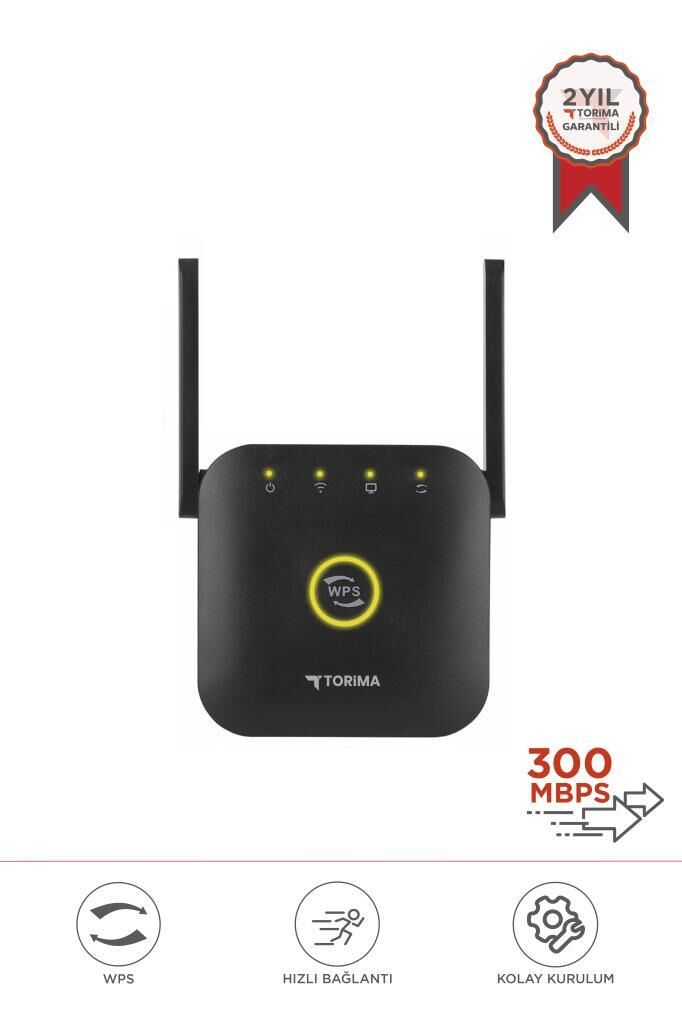 TORİMA WR25 BLACK WİFİ ROUTER